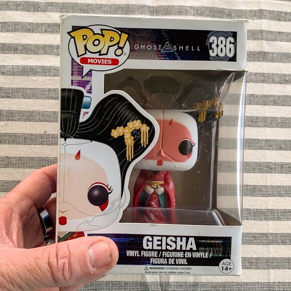 Funko Pop Geisha #386 Movies: Ghost In The Shell  Damage To Box See Photos - Picture 1 of 7